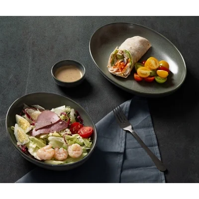 Olympia Ember Oval Bowls Blue 265x200mm (4 Pack) - Image 7