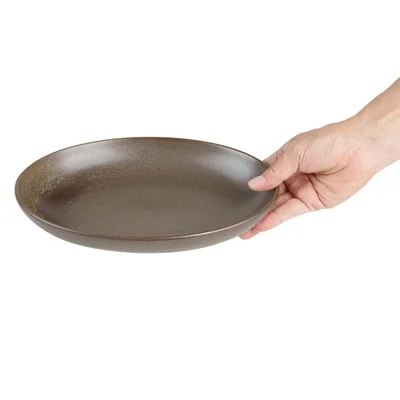 Olympia Ember Oval Bowls Mahogany 265x200mm (4 Pack) - Image 4