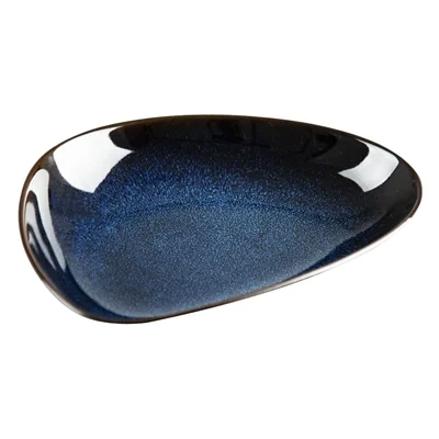 Olympia Luna Triangular Bowls Midnight Blue 228x175mm (6 Pack) - Image 1