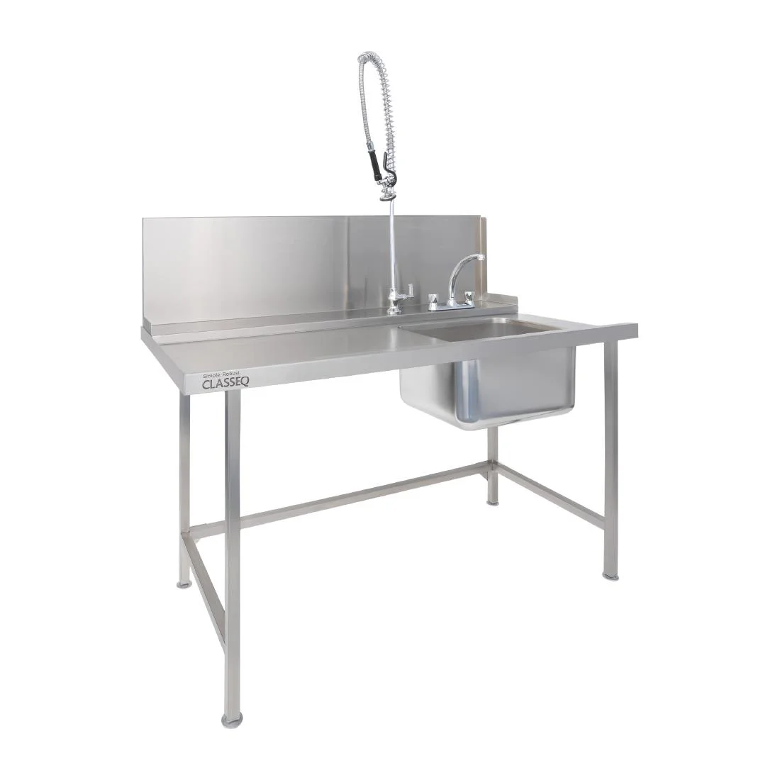 Classeq Right Hand Long Inlet Table 1500mm