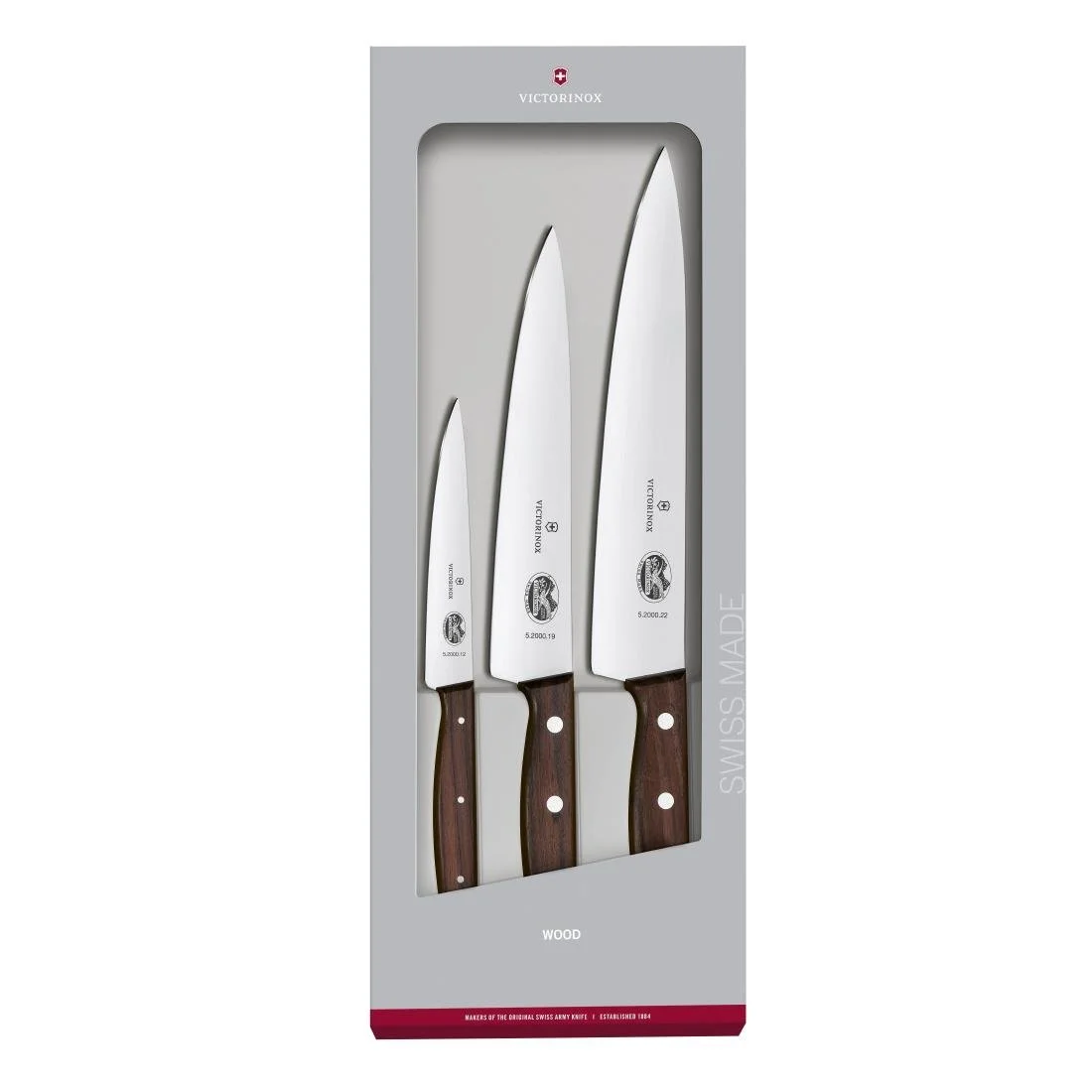 Victorinox Wood 3-Piece Chef's Knife Set - Image 2