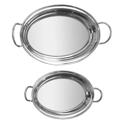 Olympia Deep Oval Tray with Handles 260x190mm - Image 4