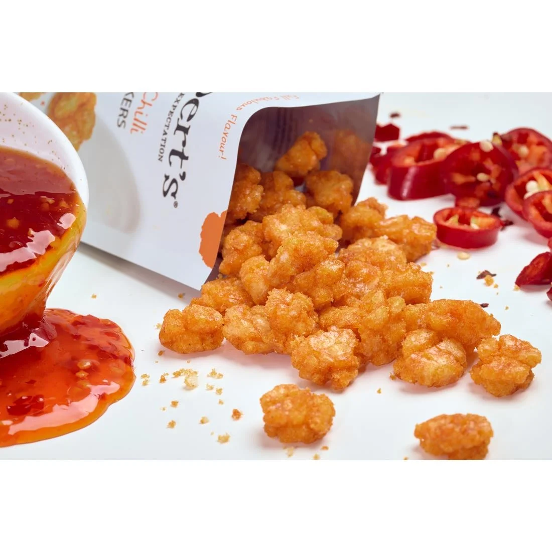 Mr Filbert's Loose Serve Catering Bag Sweet Chilli Rice Crackers 500g - Image 3