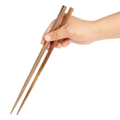 Olympia Miso Acacia Wood Chopsticks 270mm (12 Pack) - Image 3