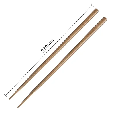 Olympia Miso Acacia Wood Chopsticks 270mm (12 Pack) - Image 4