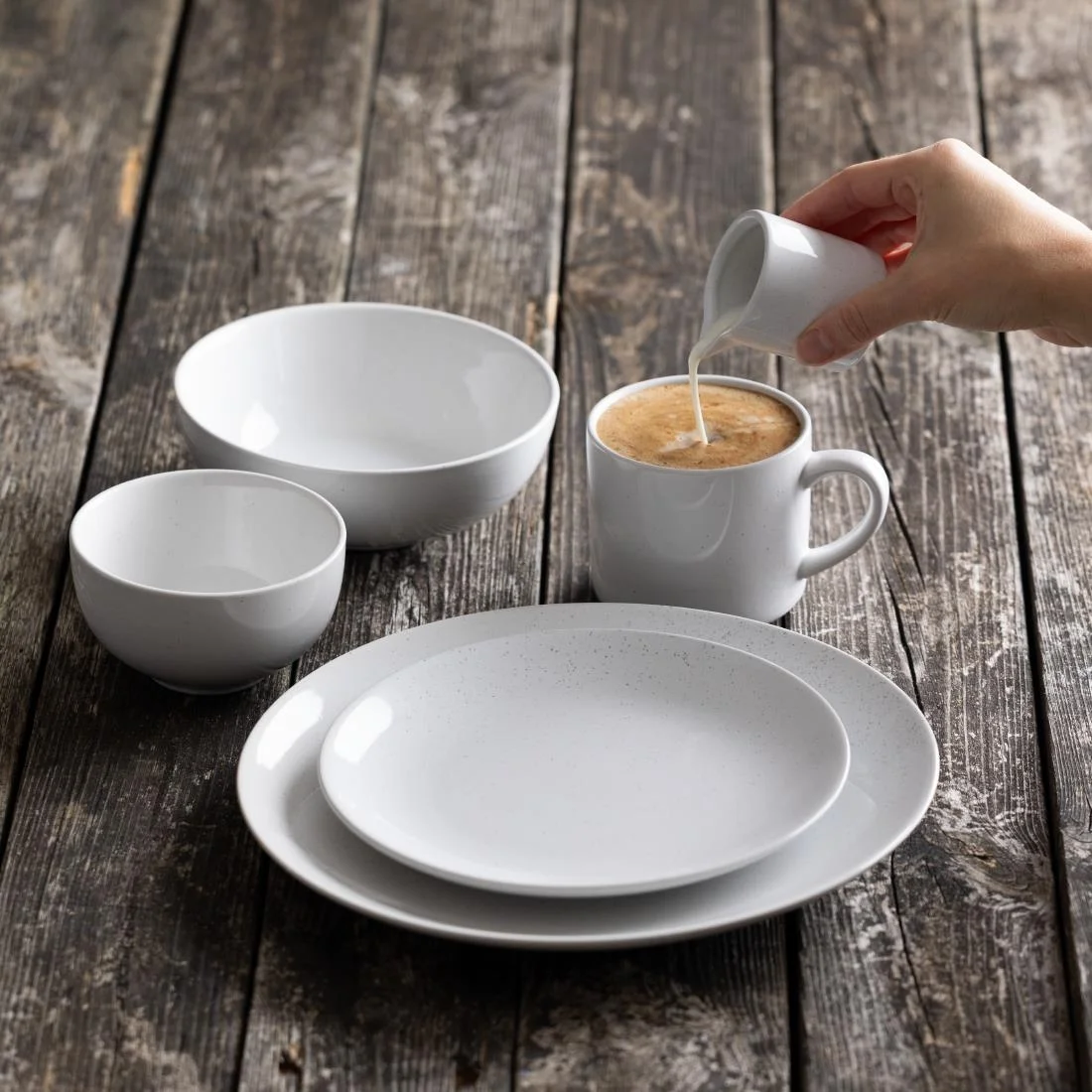 Olympia Origin Mugs White 300ml (4 Pack) - Image 3