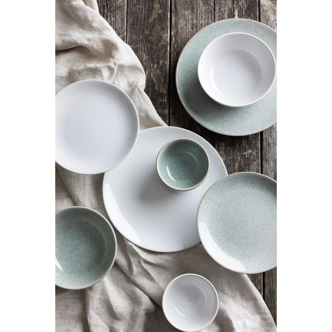 Olympia Origin Coupe Plates White 260mm (4 Pack) - Image 5