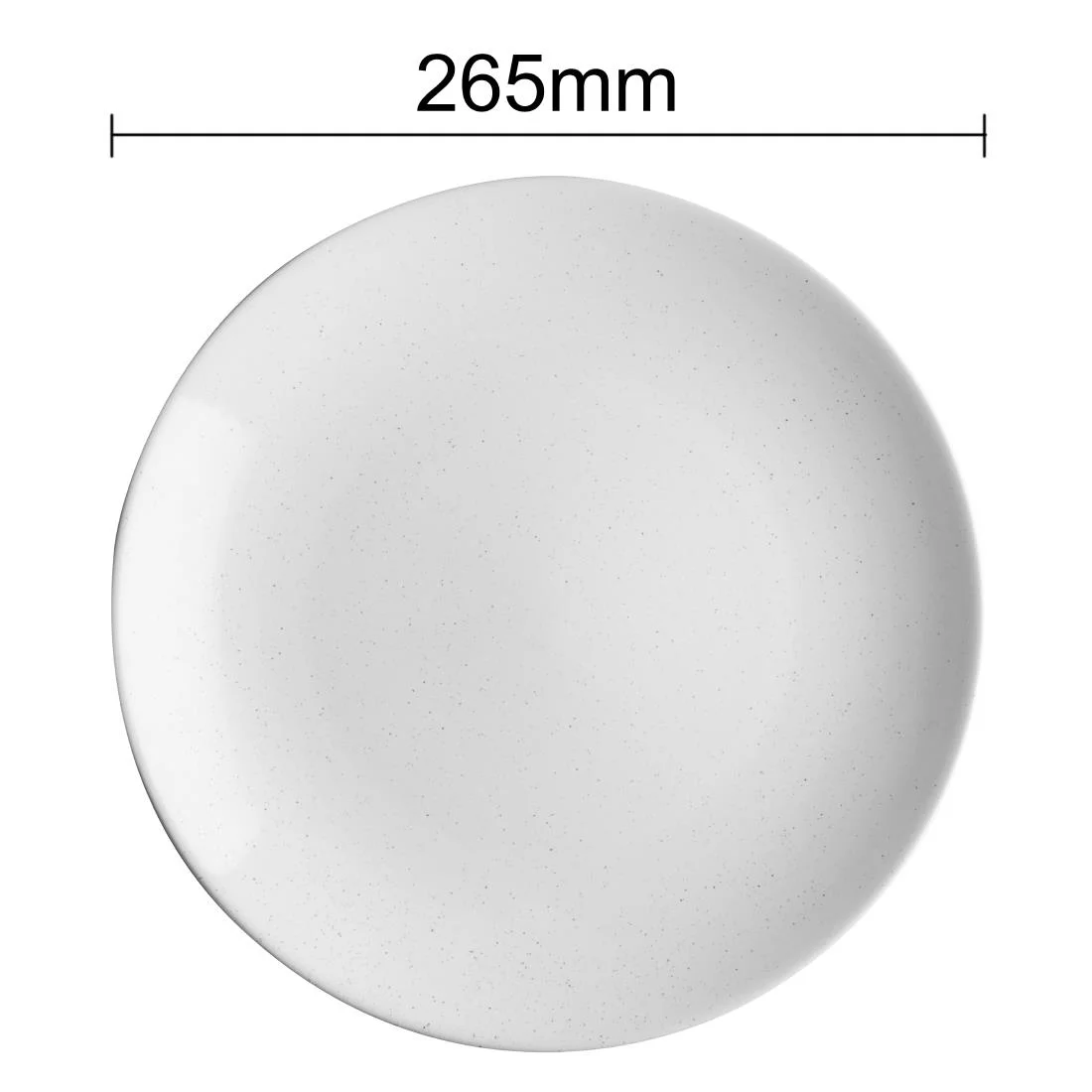 Olympia Origin Coupe Plates White 260mm (4 Pack) - Image 8