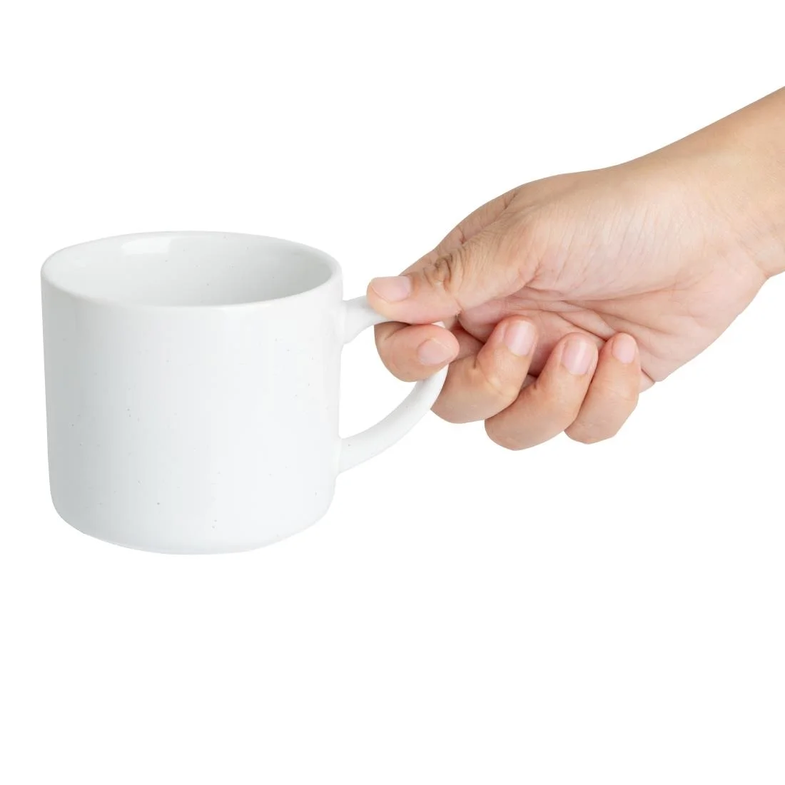 Olympia Origin Mugs White 300ml (4 Pack) - Image 8