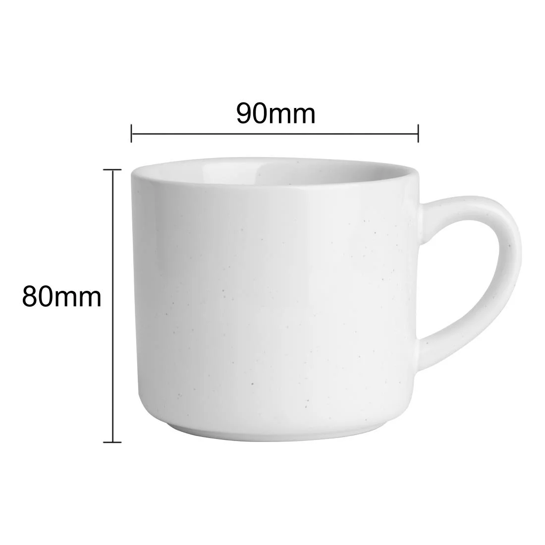 Olympia Origin Mugs White 300ml (4 Pack) - Image 9