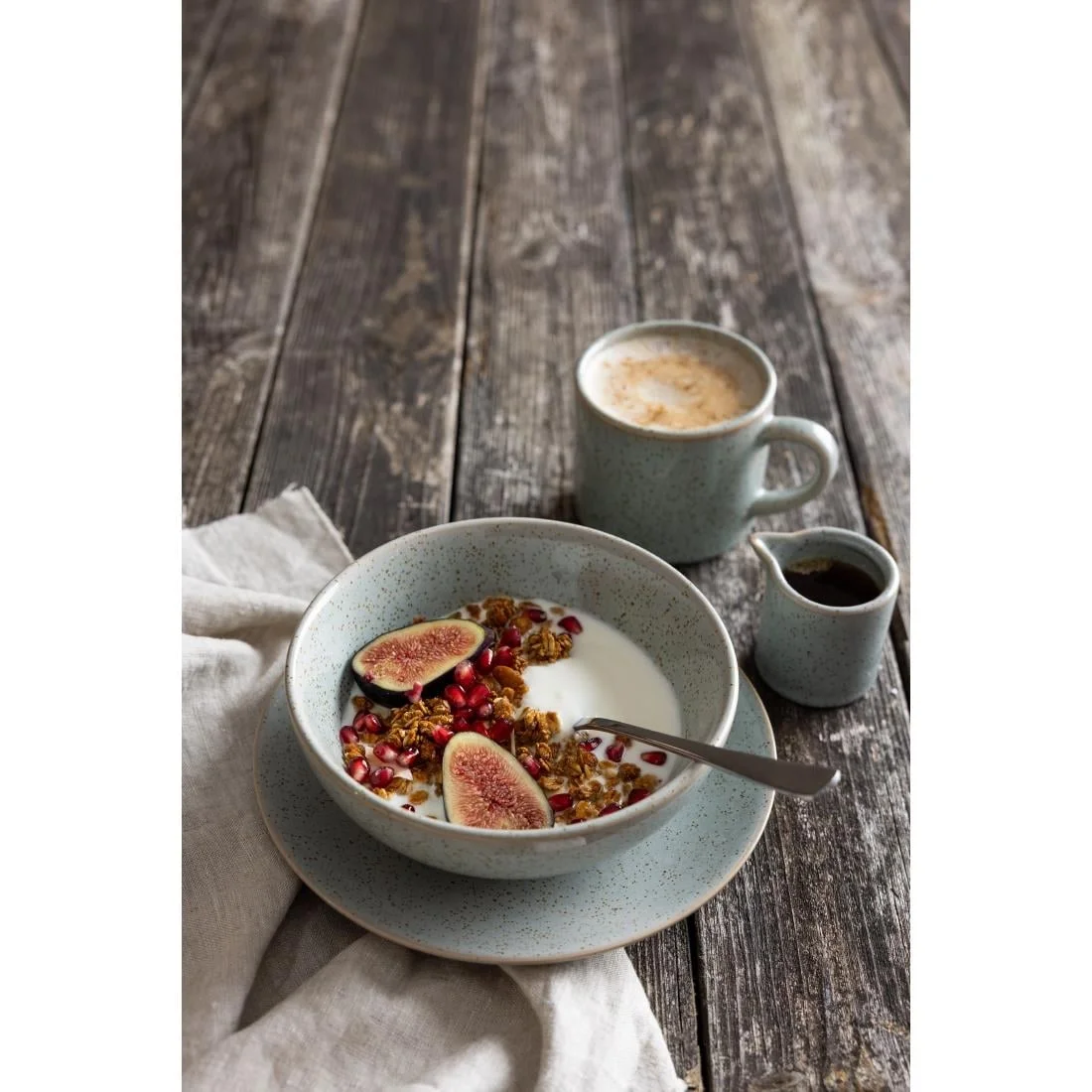 Olympia Origin Mugs Duck Egg Blue 300ml (4 Pack) - Image 6