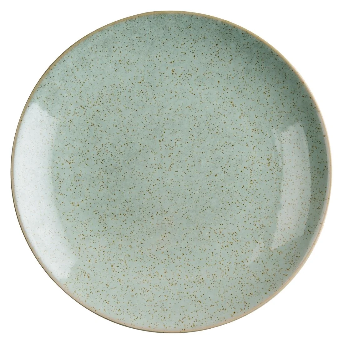 Olympia Origin Coupe Plates Duck Egg Blue 260mm (4 Pack)