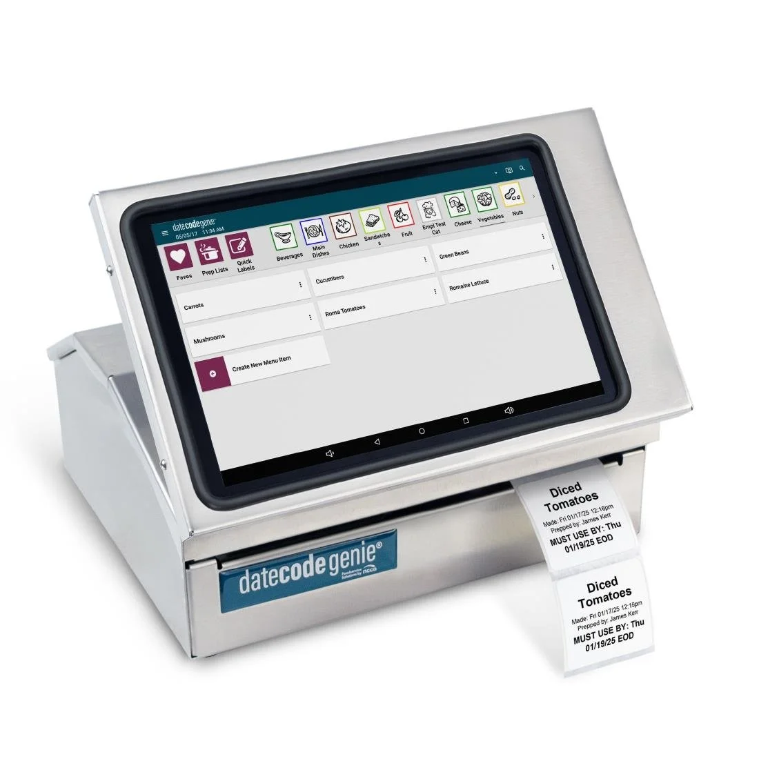 DateCodeGenie X2 Label Machine with One Printer - Image 2