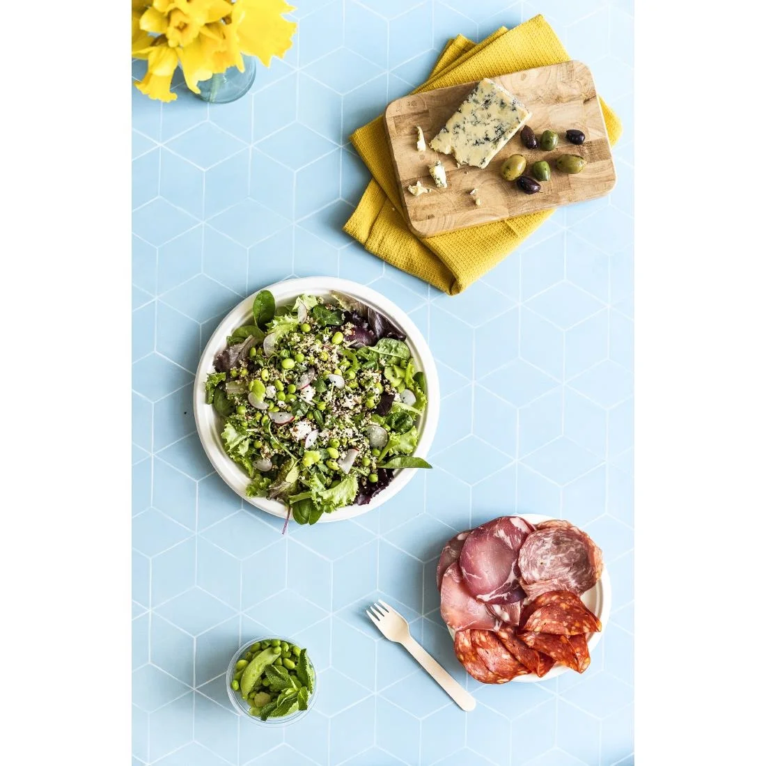 Vegware Nourish Moulded Fibre Plates 10" (500 Pack) - Image 2