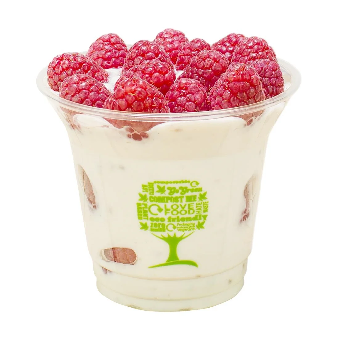 Vegware Slim Cold Cups Green Tree PLA 96-Series 256ml (1000 Pack) - Image 2
