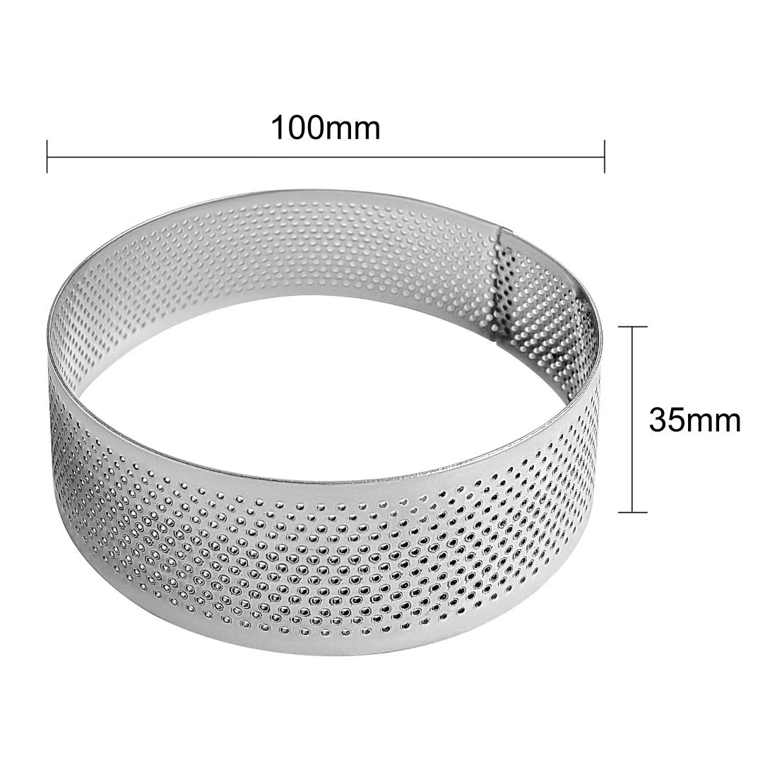 Vogue Perforated Round Cake Ring 100x35mm - Image 4