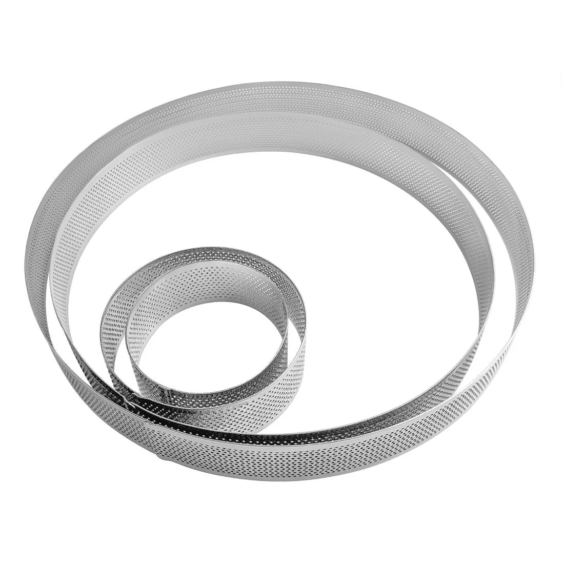 Vogue Perforated Round Cake Ring 240x35mm - Image 2