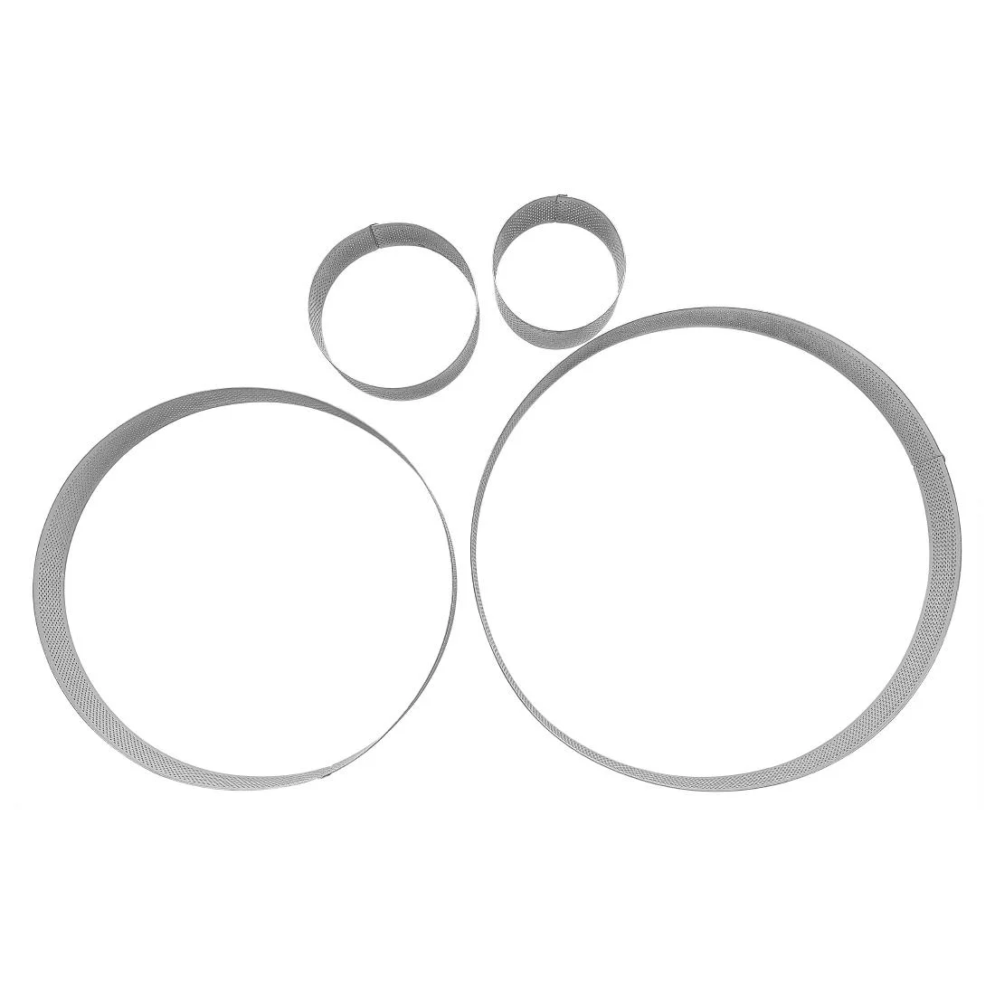 Vogue Perforated Round Cake Ring 240x35mm - Image 3