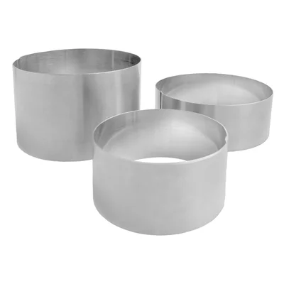 Nisbets Essentials St/St Mousse Rings (3 Pack) - Image 2