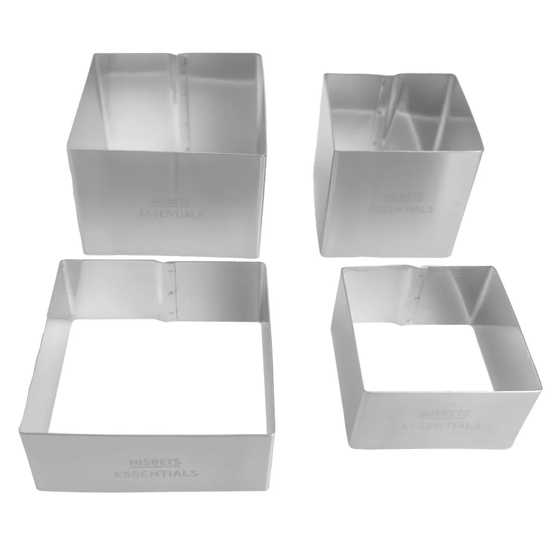 Nisbets Essentials St/St Mousse Squares (4 Pack) - Image 2