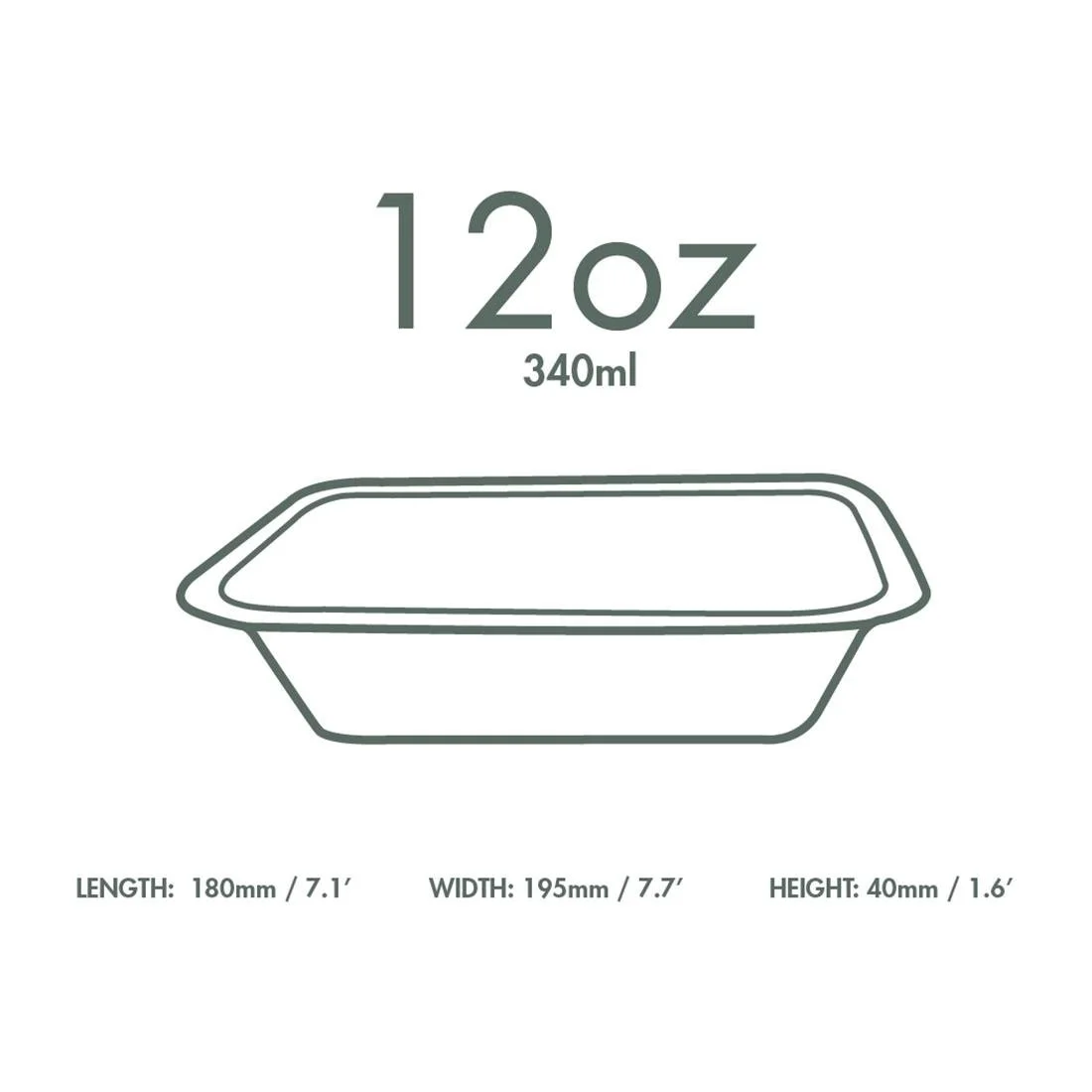 Vegware Gourmet Bagasse Bases Size 3 360ml (600 Pack) - Image 3