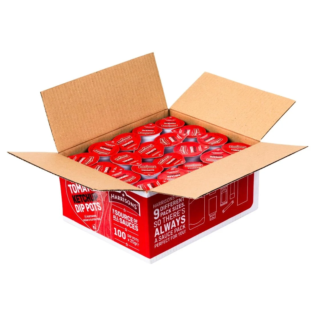 Harrisons Tomato Dip Pots 25g (100 Pack) - Image 6