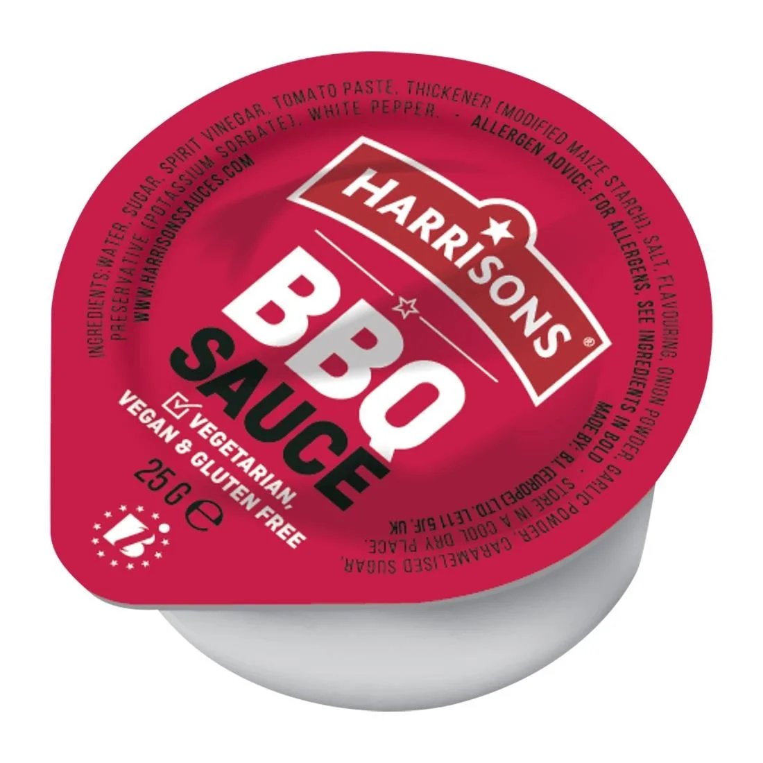Harrisons BBQ Dip Pots 25g (100 Pack)
