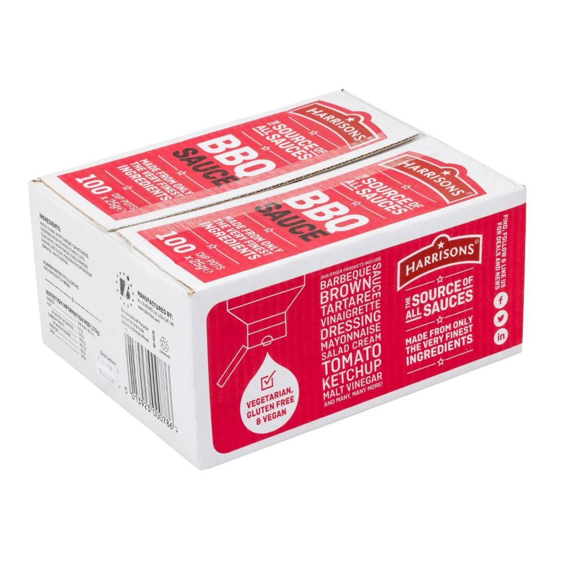 Harrisons BBQ Dip Pots 25g (100 Pack) - Image 6