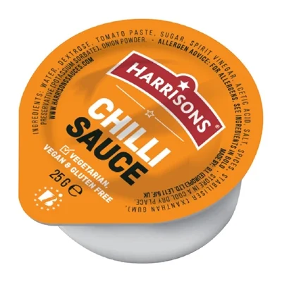 Harrisons Chilli Sauce Dip Pots 25g (100 Pack) - Image 2