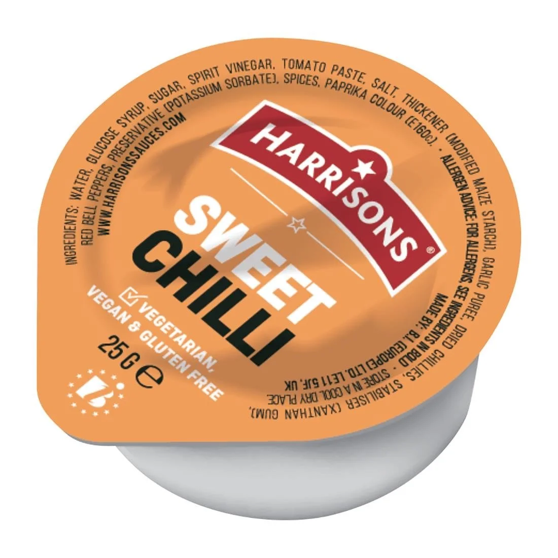 Harrisons Sweet Chilli Sauce Dip Pots 25g (100 Pack)
