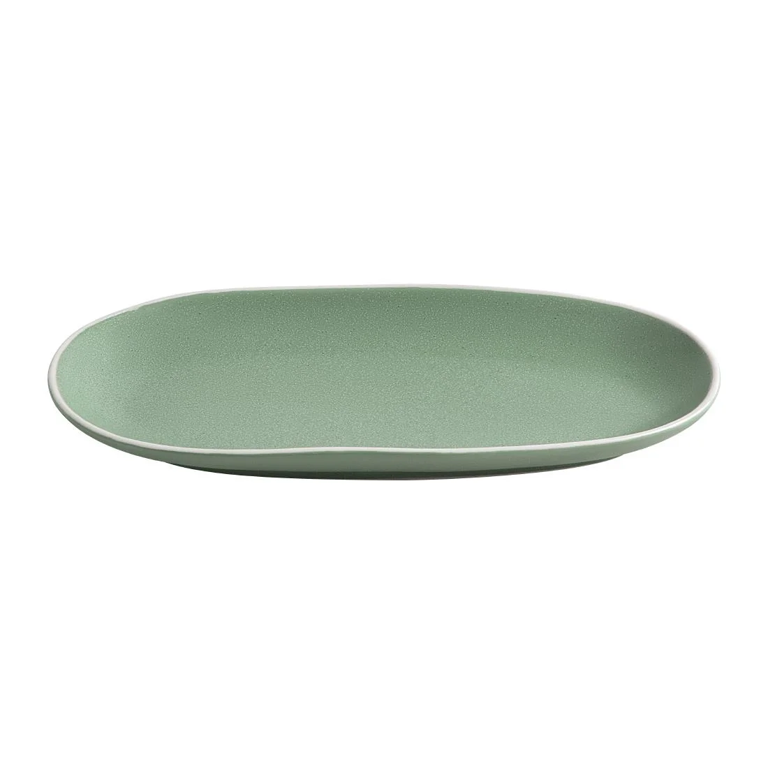 Olympia Chia Oval Plates Green 280x135mm (6 Pack) - Image 2