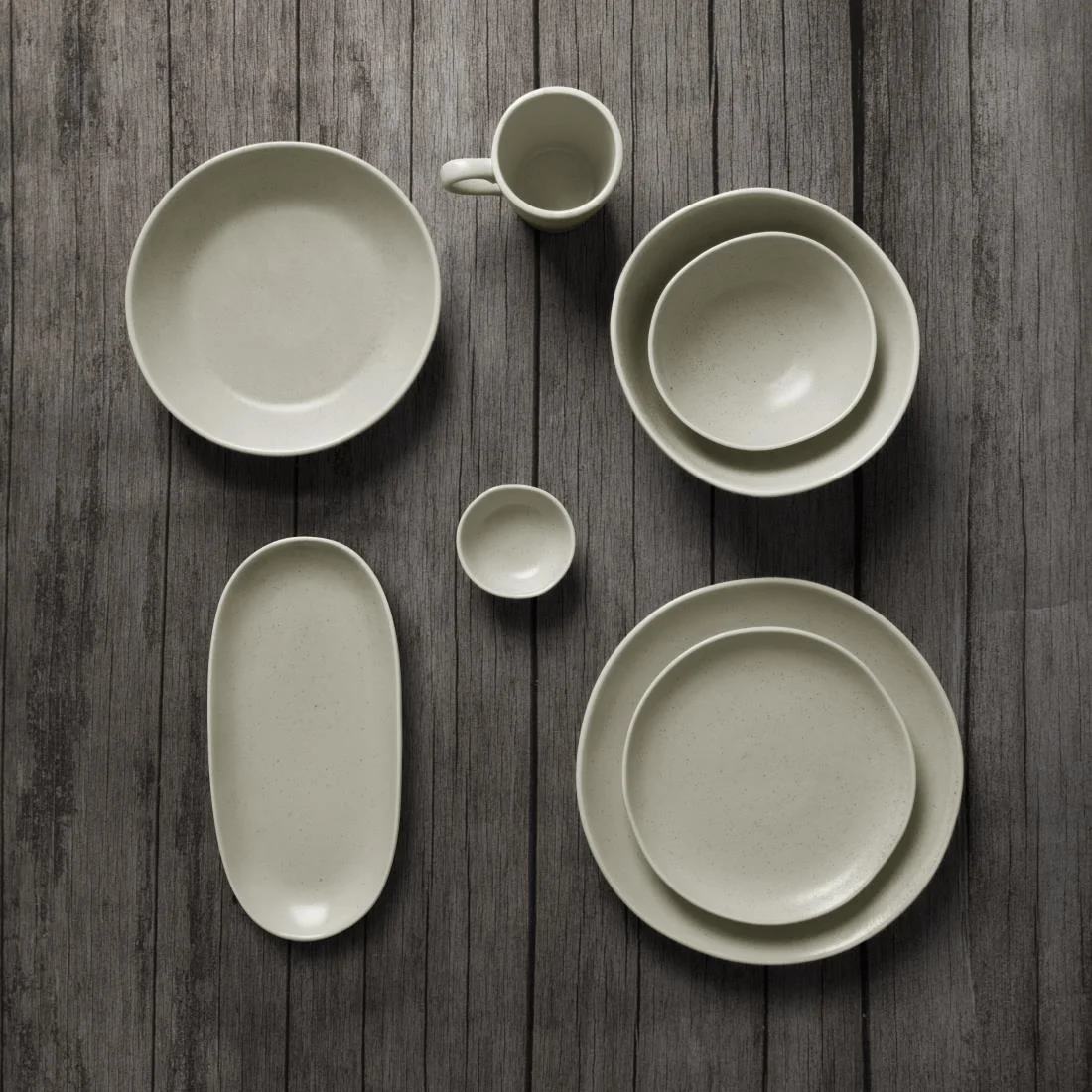 Olympia Chia Oval Plates Sand 280x135mm (6 Pack) - Image 6