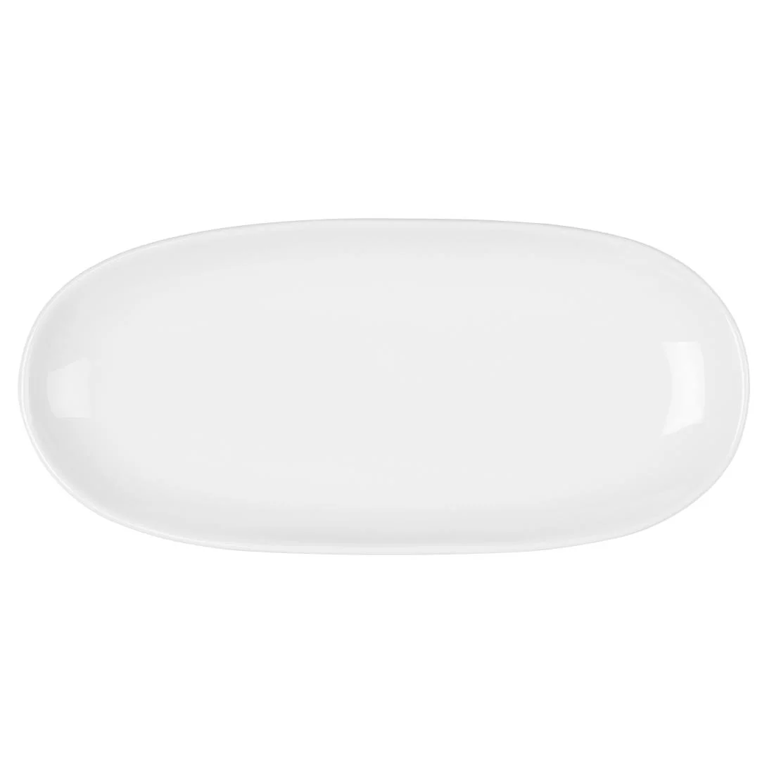 Olympia Chia Oval Plates White 280x135mm (6 Pack)