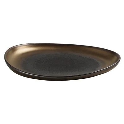 Olympia Ochre Teardrop Plates 257x180mm (6 Pack) - Image 1