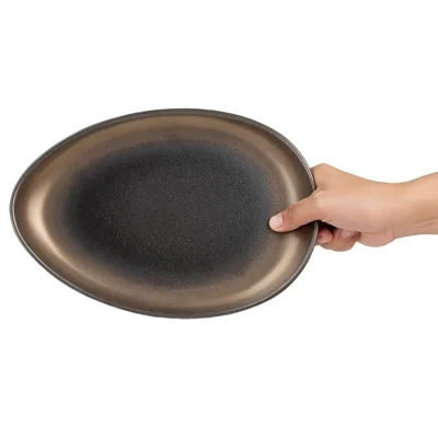 Olympia Ochre Teardrop Plates 257x180mm (6 Pack) - Image 4