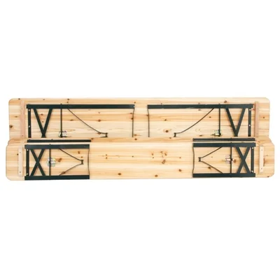 Bolero German Beer Bench and Table Set 1770x500mm - Image 3