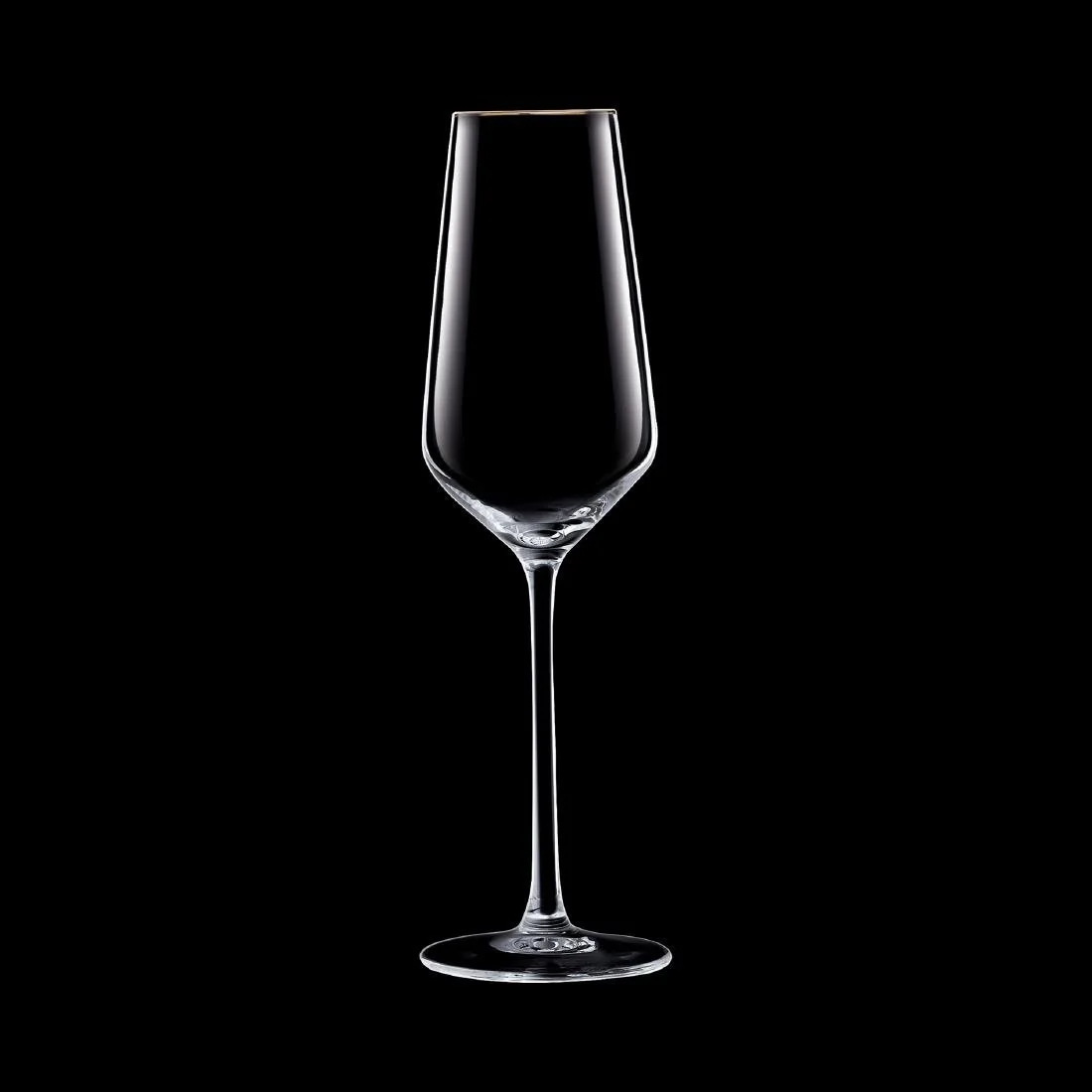 Cristal d'Arques Ultime Gold Band Flutes 170ml (8 Pack) - Image 6