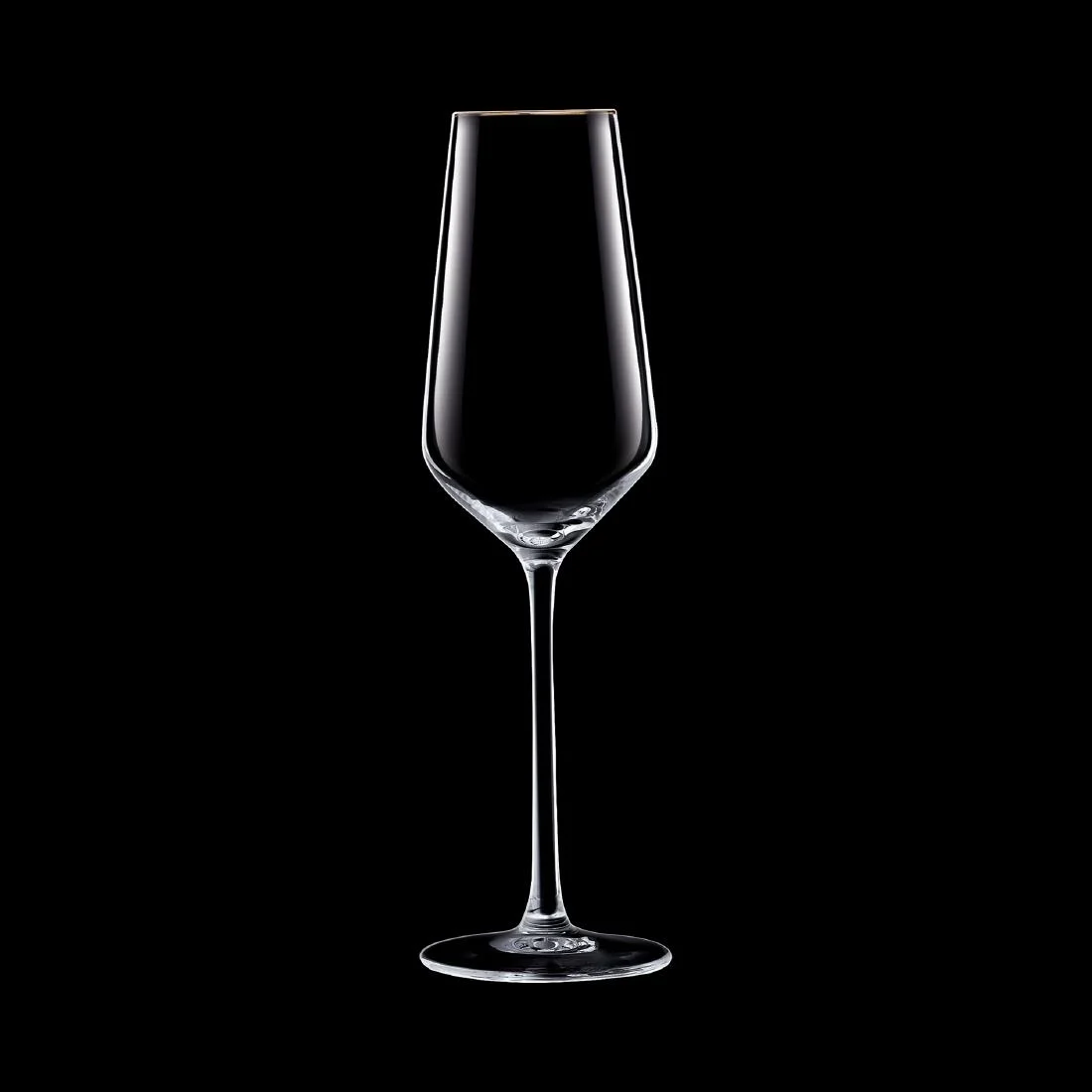 Cristal d'Arques Ultime Gold Band Flutes 170ml (8 Pack) - Image 6