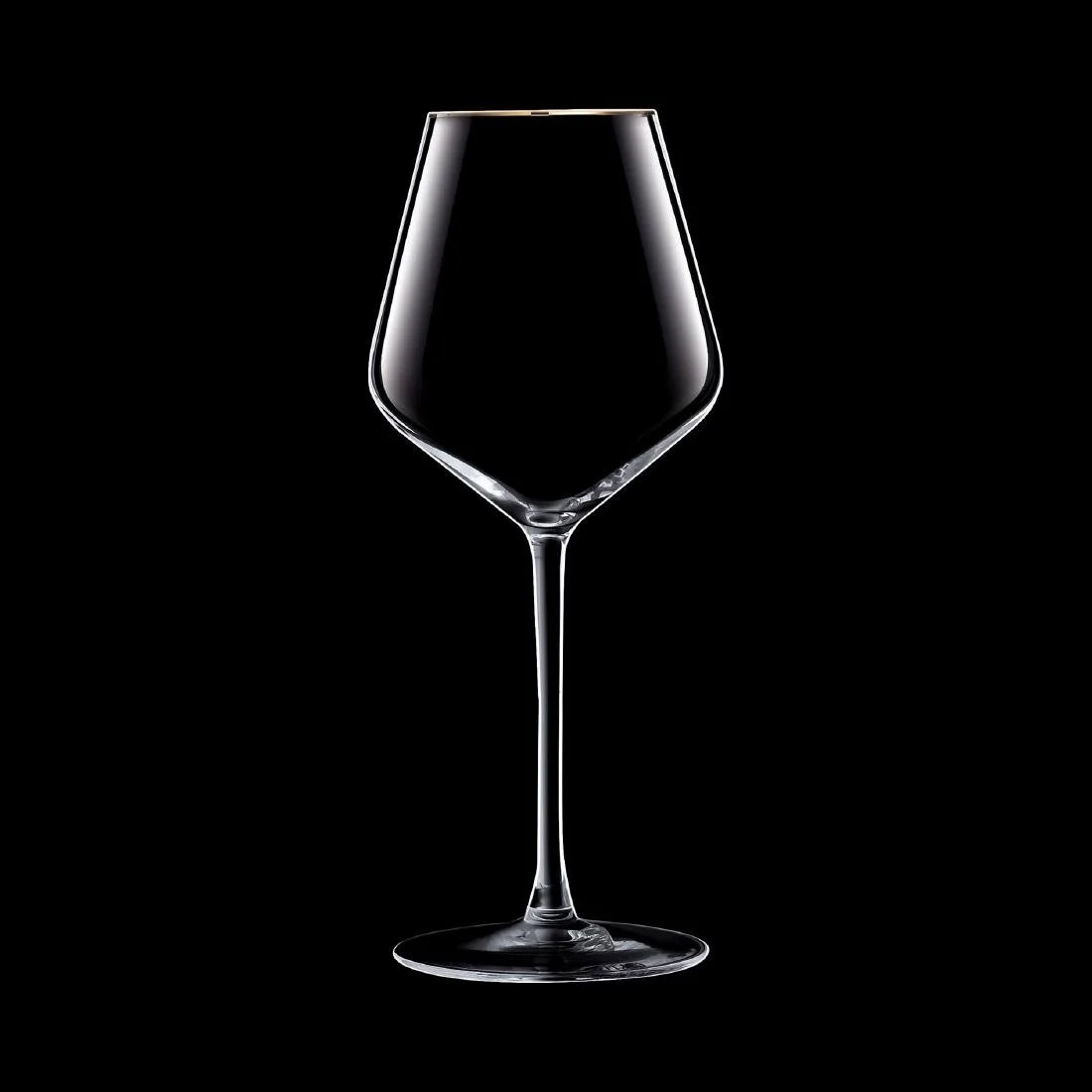 Cristal d'Arques Ultime Gold Band Wine Glasses 380ml (8 Pack) - Image 5