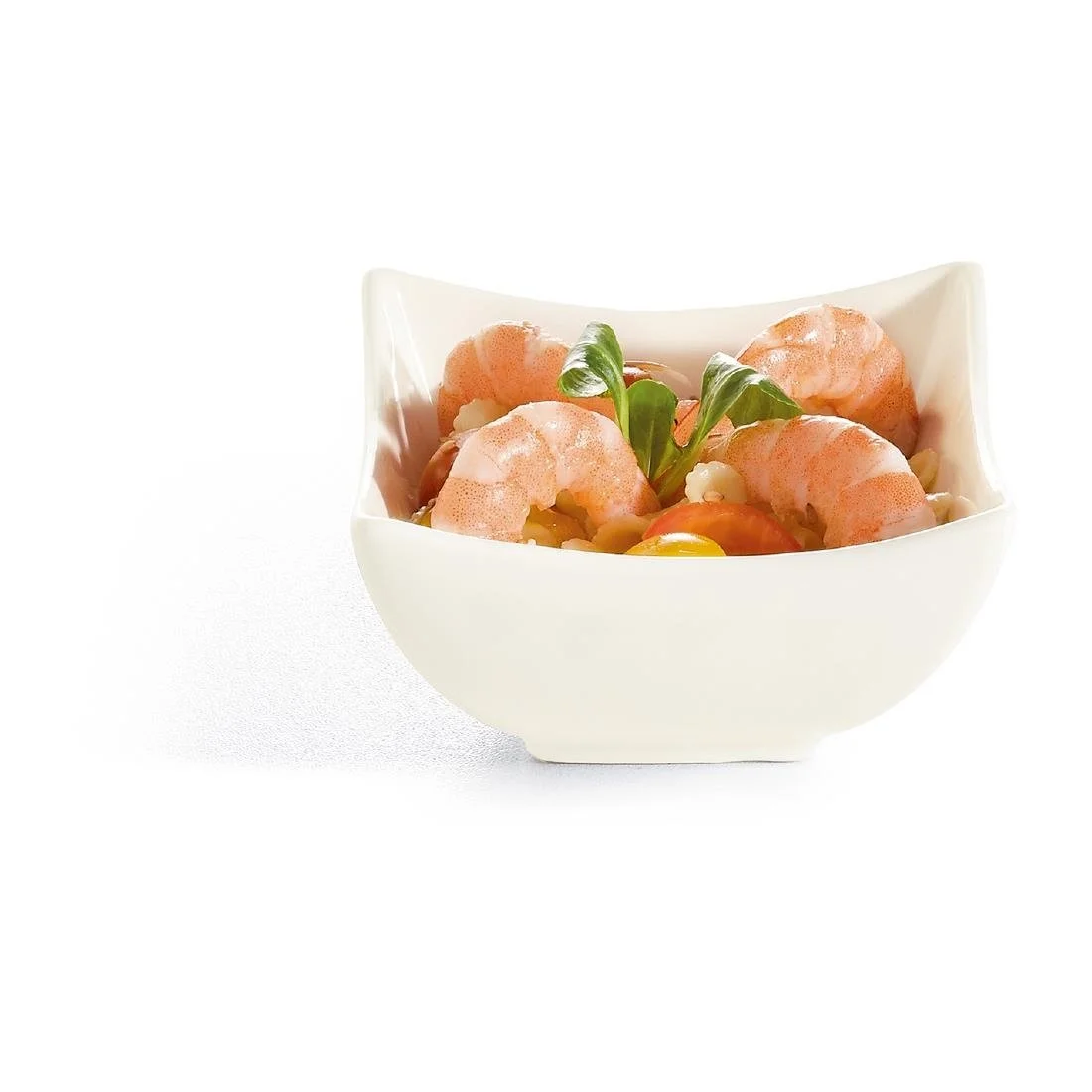 Arcoroc Appetizer Ludico Deep Square Bowls White 90mm (24 Pack) - Image 2