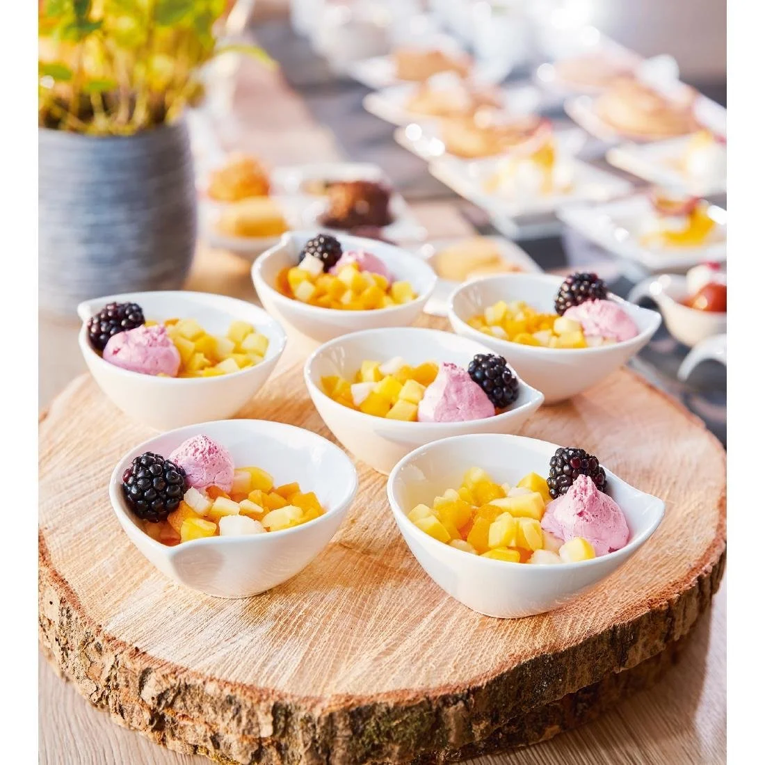 Arcoroc Appetizer Small Bowls White 100mm (24 Pack) - Image 4