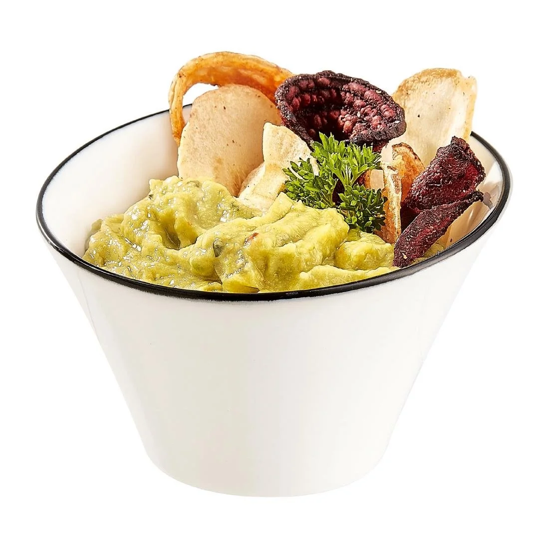Arcoroc Appetizer Ludico Bowls Black Line 95mm (24 Pack) - Image 2