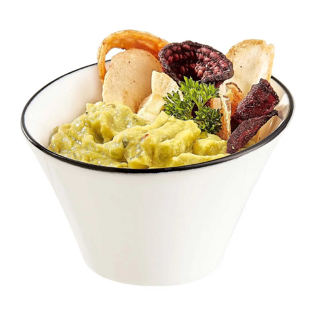 Arcoroc Appetizer Ludico Bowls Black Line 95mm (24 Pack) - Image 2
