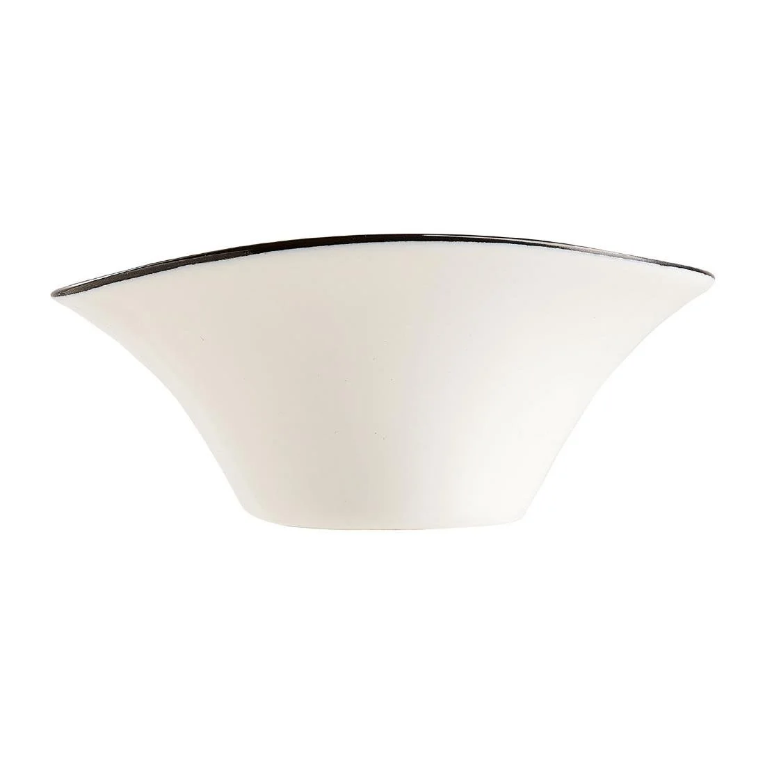 Arcoroc Appetizer Ludico Deep Bowls Black Line 100mm (24 Pack) - Image 2