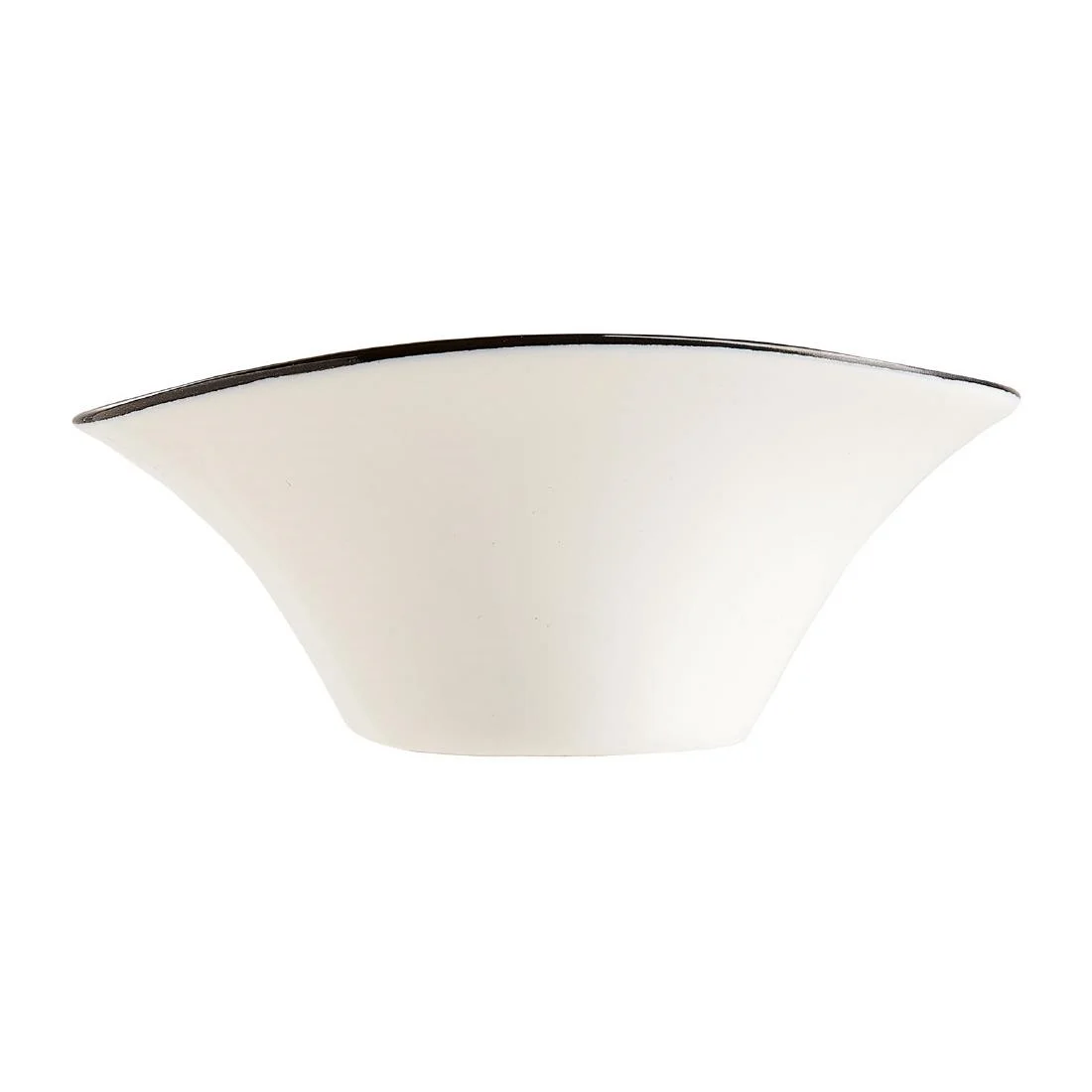 Arcoroc Appetizer Ludico Deep Bowls Black Line 100mm (24 Pack) - Image 2