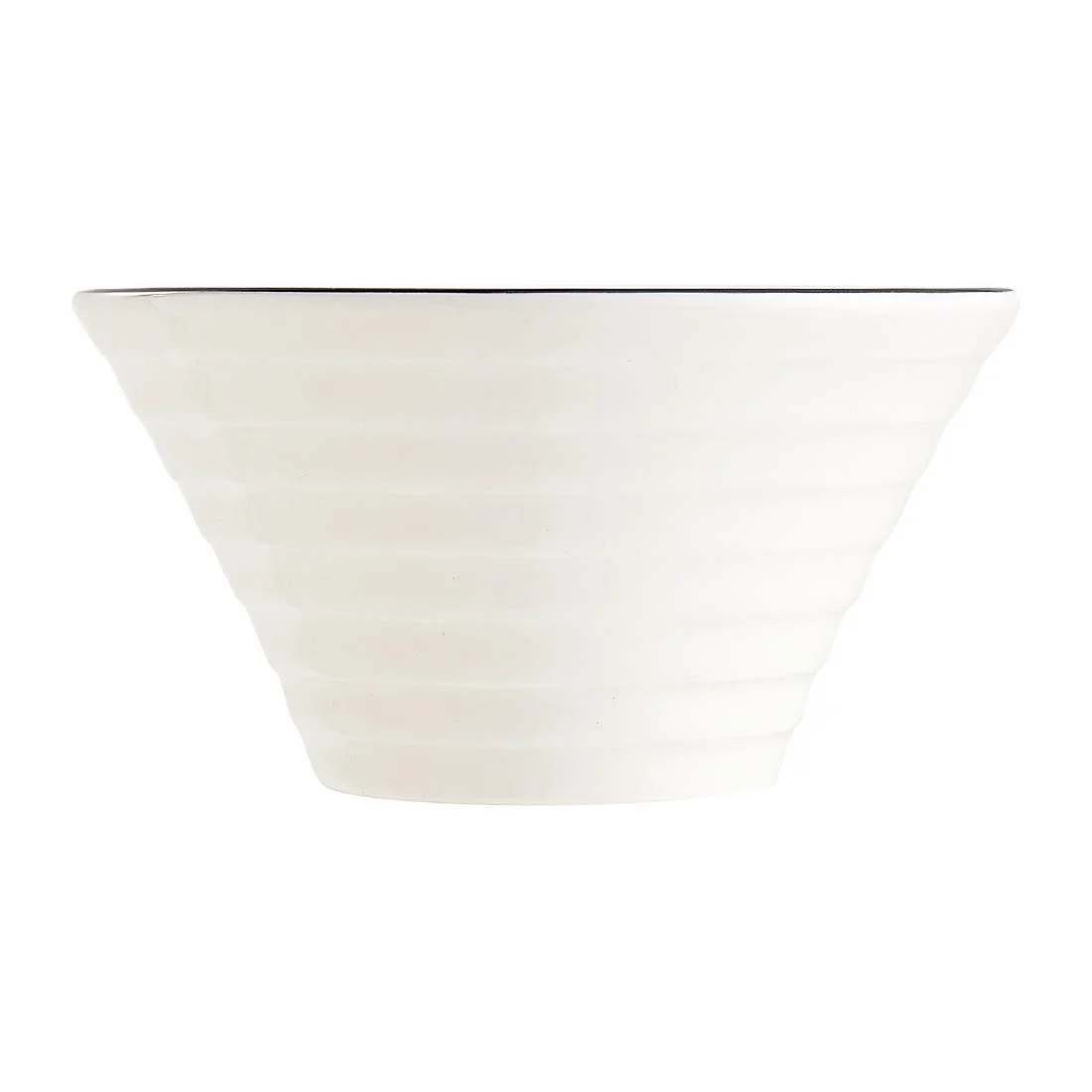 Arcoroc Appetizer Spiral Dishes Black Line 85mm (24 Pack) - Image 3
