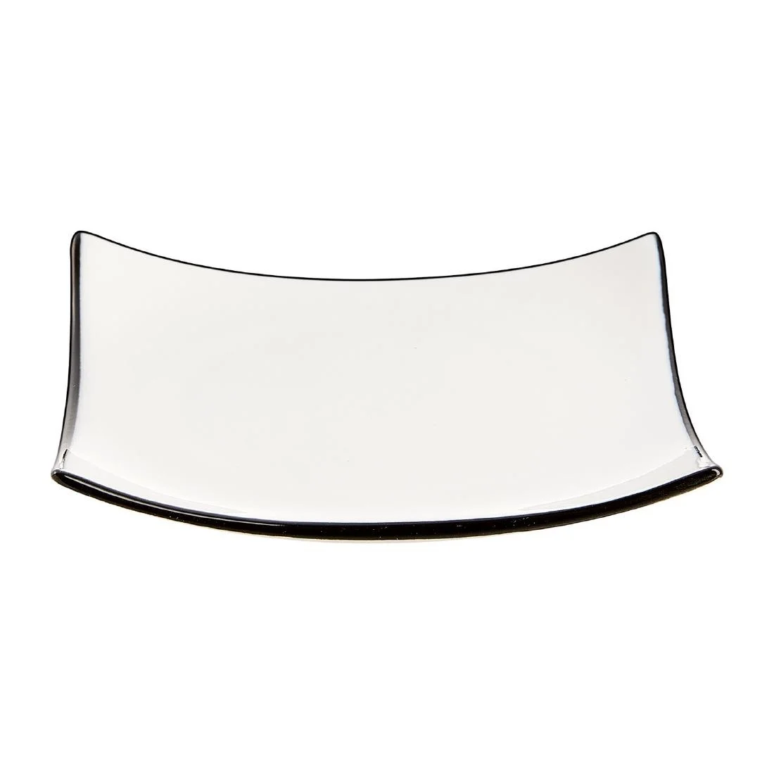 Arcoroc Appetizer Square Small Bowls Black Line 95mm (24 Pack)