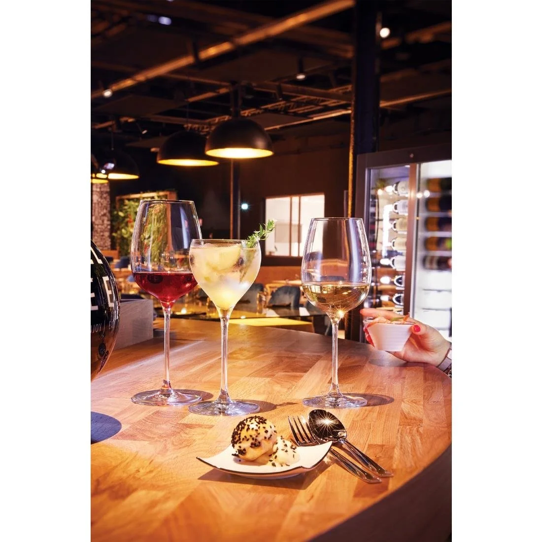 Arcoroc Appetizer Square Small Bowls Black Line 95mm (24 Pack) - Image 4