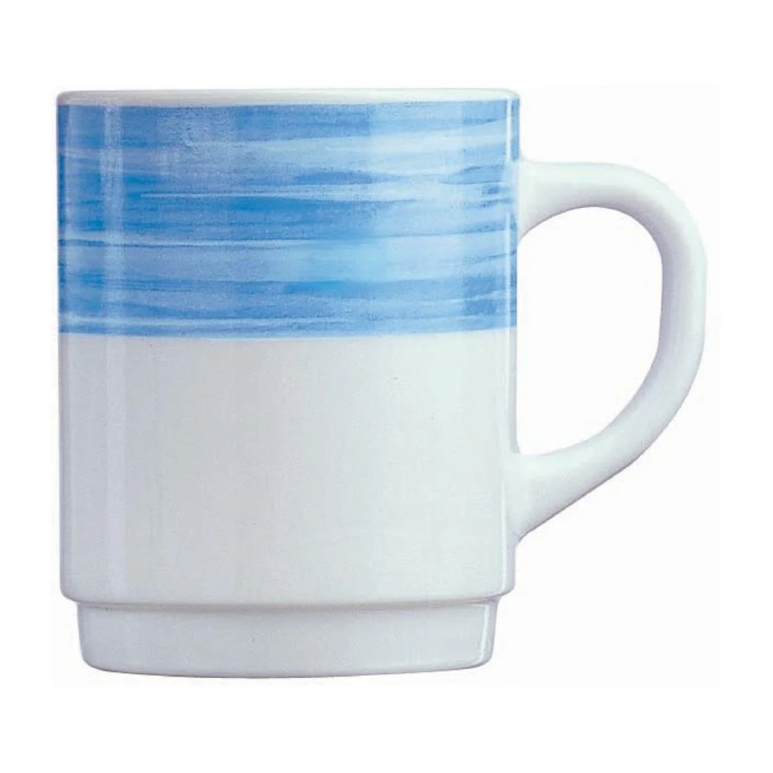 Arcoroc Brush Mugs Blue 250ml (36 Pack)