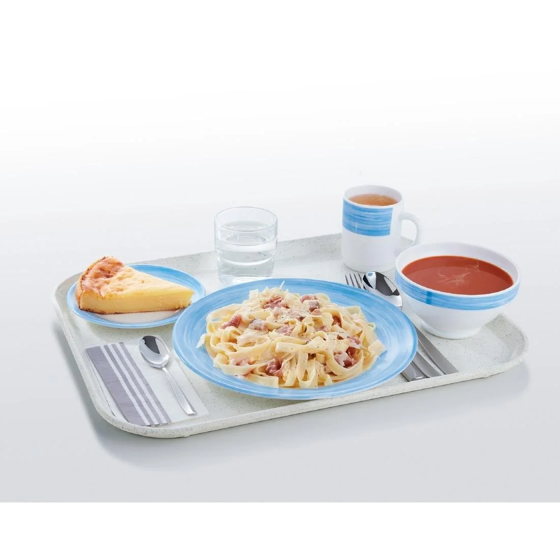 Arcoroc Brush Mugs Blue 250ml (36 Pack) - Image 3